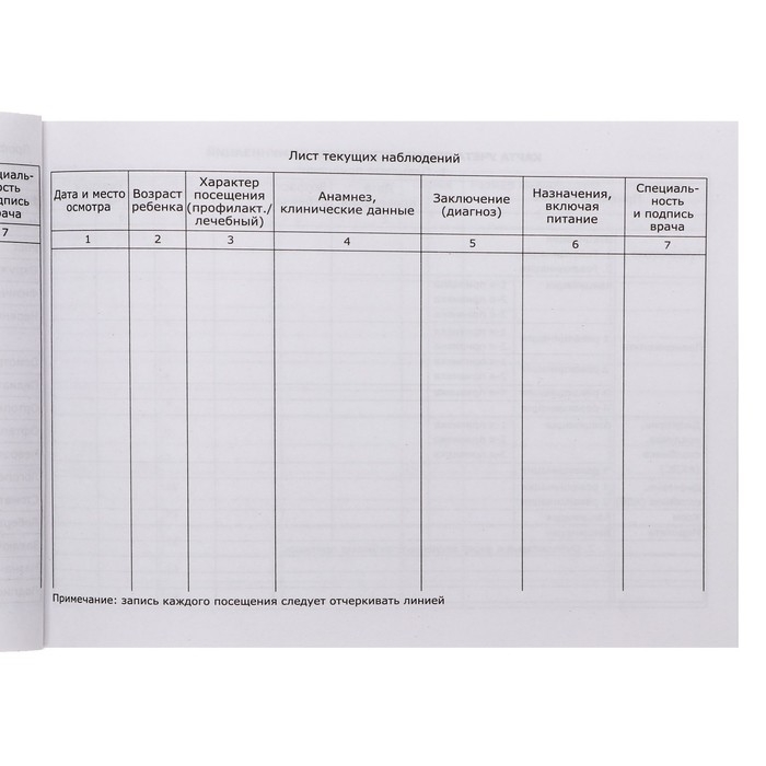 Медицинская карта ребёнка Медицинская карта ребёнка "Коллаж", форма №112/у, 40 листов