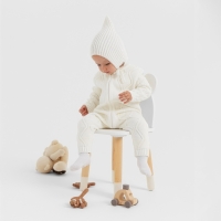 Комбинезон вязаный детский MINAKU, цвет белый, рост 80-86 см