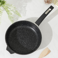 Сковорода «Гранит Black» Induction Pro, d=24 см, пластиковая ручка, антипригарное покрытие, цвет чёрный Сковорода «Гранит Black» Induction Pro, d=24 см, пластиковая ручка, антипригарное покрытие, цвет чёрный