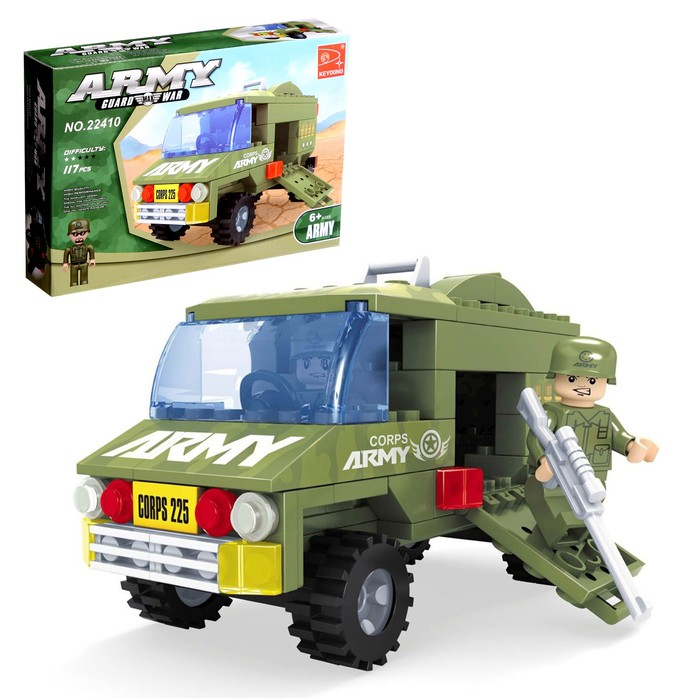 Конструктор &laquo;Бронемашина&raquo;, 117 деталей