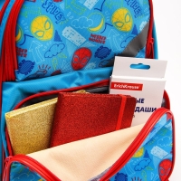 Рюкзак школьный с эргономической спинкой, 37х26х15 см, Человек-паук Рюкзак школьный с эргономической спинкой, 37х26х15 см, Человек-паук