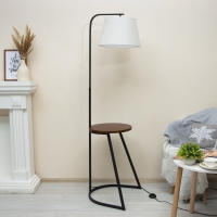 Торшер 19035/1 E27 40Вт черный 45х45х170 см