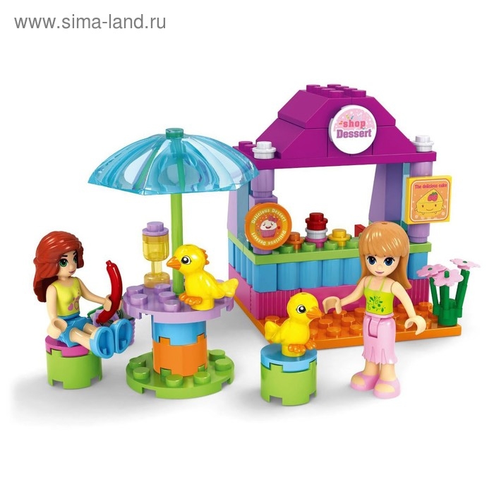 Конструктор &laquo;Мини-кафе&raquo;, 84 детали, в пакете