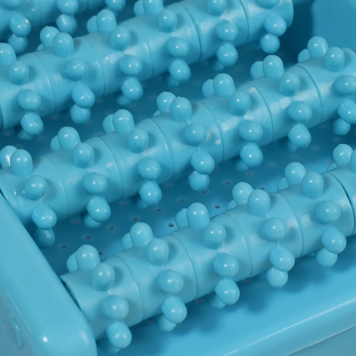 Массажёр для ног, 26,5 &times; 17 &times; 13 см, на подставке, цвет голубой