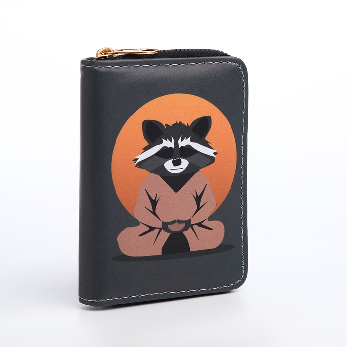 Кошелёк детский на молнии «Выбражулька», цвет тёмно-серый Кошелёк детский на молнии «Выбражулька», цвет тёмно-серый