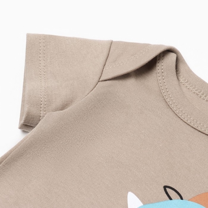 Боди Крошка Я "Дракоша", рост 80-86 см, бежевый