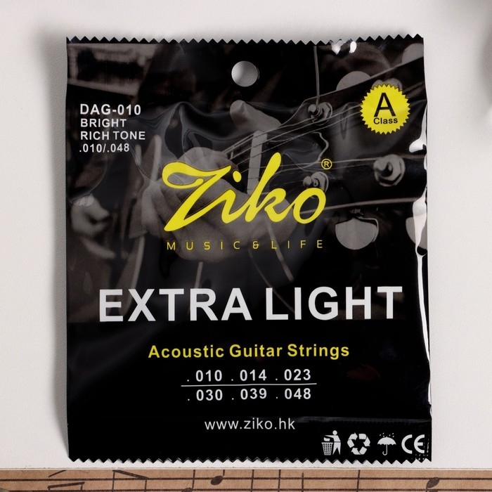 Струны акустической гитары ZIKO DAG-010, 10-48 Струны акустической гитары ZIKO DAG-010, 10-48