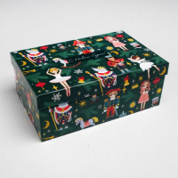 Набор подарочных коробок 5 в 1 &laquo;Щелкунчик&raquo;, 32,5 х 20 х 12,5 - 22 х 14 х 8,5 см, Новый год