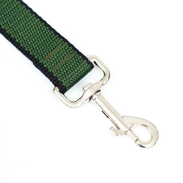 Поводок 3 м х 2,5 см, зелёно-черный Поводок 3 м х 2,5 см, зелёно-черный