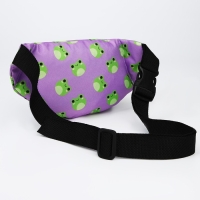 Поясная сумка на молнии, цвет сиреневый Поясная сумка на молнии, цвет сиреневый