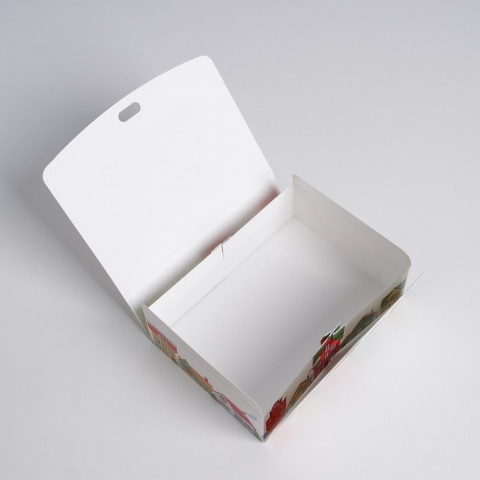 Коробка подарочная новогодняя складная «Новогодние истории», 16.5 х 12.5 х 5 см, Новый год Коробка подарочная новогодняя складная «Новогодние истории», 16.5 х 12.5 х 5 см, Новый год