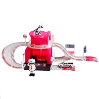 Парковка «Станция скорой помощи», с металлическими машинкой и вертолётом Парковка «Станция скорой помощи», с металлическими машинкой и вертолётом