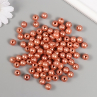 Набор бусин "Жемчуг" d 10 мм, 250 гр, оттенок розового