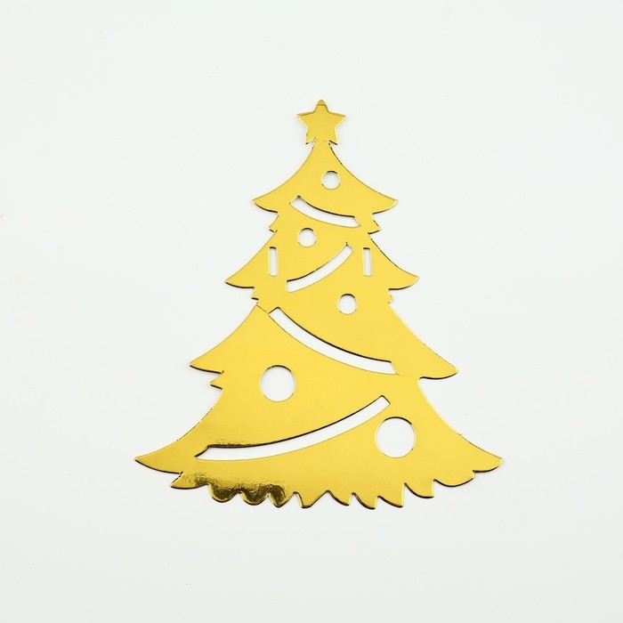 Гирлянда на ленте &laquo;Новогодняя&raquo;, на Новый год, золото