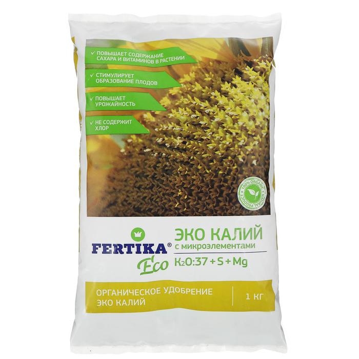 Удобрение Фертика, ЭКО Калий, 1 кг Удобрение Фертика, ЭКО Калий, 1 кг