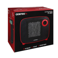Тепловентилятор Centek CT-6022, керамический, настольный, 1500 Вт, 15 м&sup2;, красный