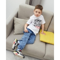 Футболка детская Мстители, рост 110-116, белый Футболка детская Мстители, рост 110-116, белый