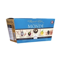 Новый год. Шоколад фигурный ALCOOLS DU MONDE, с алкогольной начинкой, ассорти, 10 г