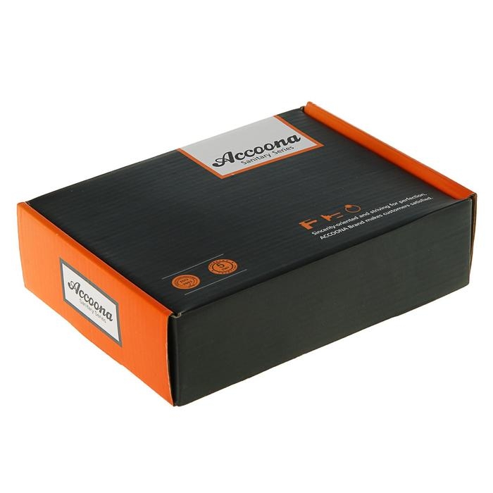 Cмеситель для кухни Accoona A4240, однорычажный, с гайкой, силумин, хром