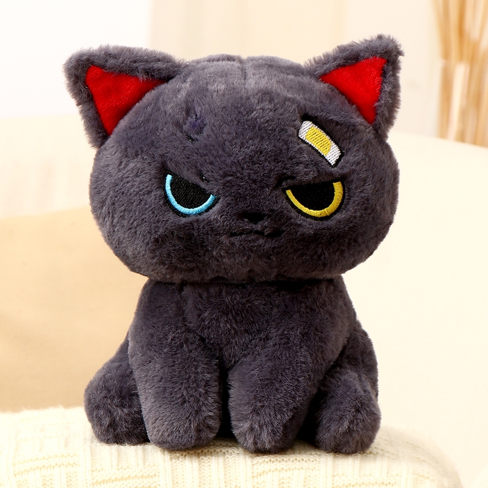 Мягкая игрушка «Кот», 20 см, цвет серый Мягкая игрушка «Кот», 20 см, цвет серый