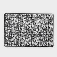 Салфетки сервировочные на стол Доляна &laquo;Милла&raquo;, 4 шт, 30&times;45 см, цвет чёрный