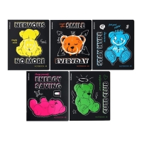 Тетрадь 48 листов в клетку, ErichKrause Low Battery, обложка мелованный картон, матовая ламинация, УФ-лак, блок офсет 100% белизна, МИКС