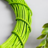 Кольцо ротанг для изготовления ловца снов "Зелёный" d=25 см Кольцо ротанг для изготовления ловца снов "Зелёный" d=25 см