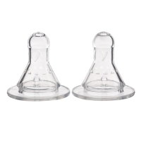 Соска на бутылочку, антиколиковая, от 6 мес., классическое горло, быстрый поток, №1, 2 шт. Соска на бутылочку, антиколиковая, от 6 мес., классическое горло, быстрый поток, №1, 2 шт.