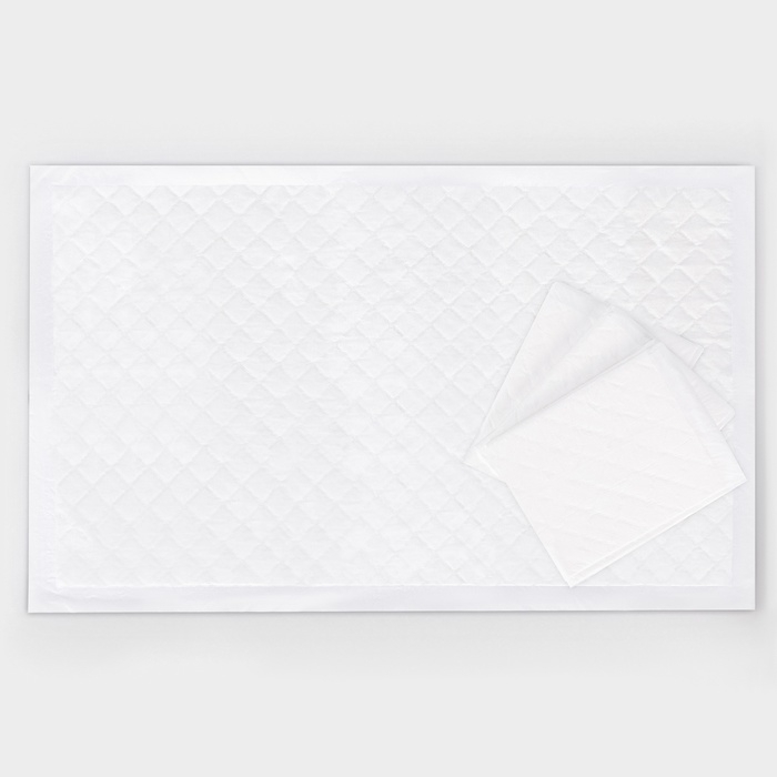 Пелёнки одноразовые впитывающие для детей, размер 60x60, 5 слоев, 5 шт., Крошка Я