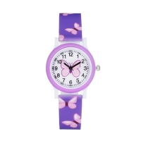 Часы наручные кварцевые детские "Бабочка", d-2.8 см Часы наручные кварцевые детские "Бабочка", d-2.8 см