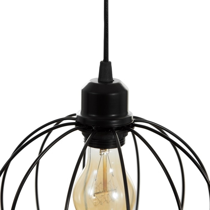 Светильник Светильник "Амадео" 1х40Вт Е27 черный 21х21х70см