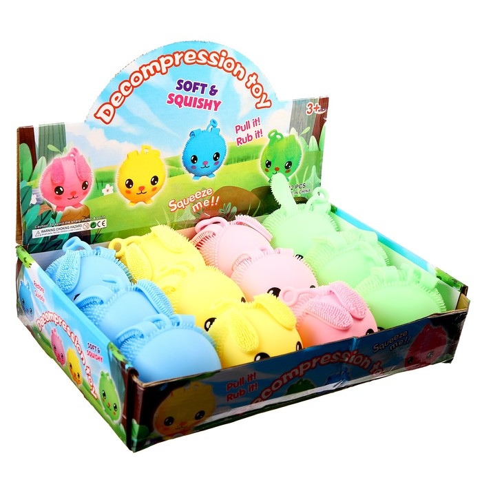 Ёжка &laquo;Зайка&raquo; световая, цвета МИКС