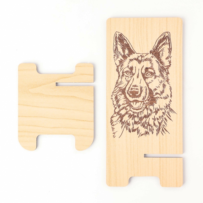 Подставка под телефон &laquo;Немецкая овчарка&raquo;