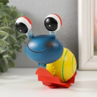 Сувенир металл "Улыбчивая улитка" МИКС 15х6,5х12 см Сувенир металл "Улыбчивая улитка" МИКС 15х6,5х12 см