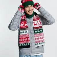 Перчатки Mirakler, красные с зеленым, размер L/XL