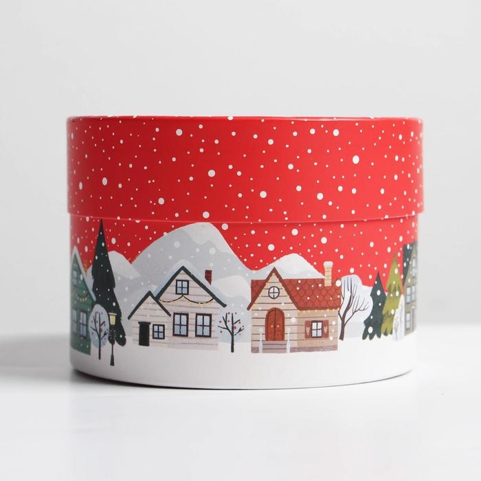 Коробка подарочная &laquo;Зимний город&raquo;, 12 х 8 см, Новый год