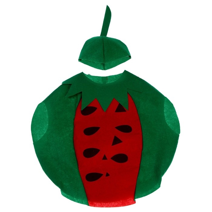 Карнавальный набор &laquo;Забавный арбуз&raquo;, фетр