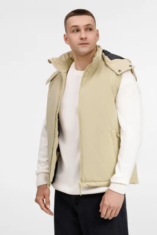 Жилет унисекс Sfera, бежевый, размер S