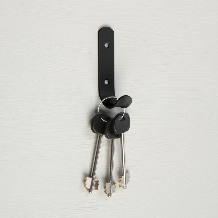 Крючок - вешалка 1 - рожковый, черный Крючок - вешалка 1 - рожковый, черный