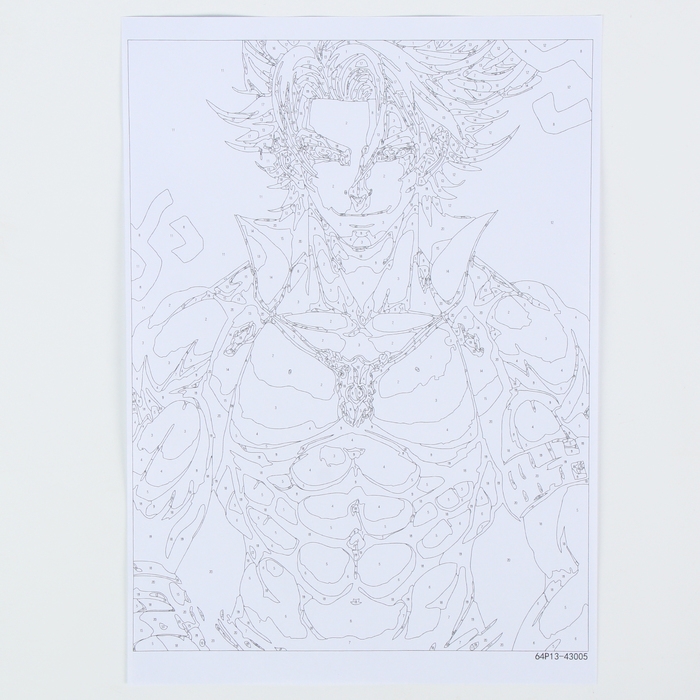 Картина по номерам с подрамником &laquo;Накаченный парень&raquo;, 30 х 40 см