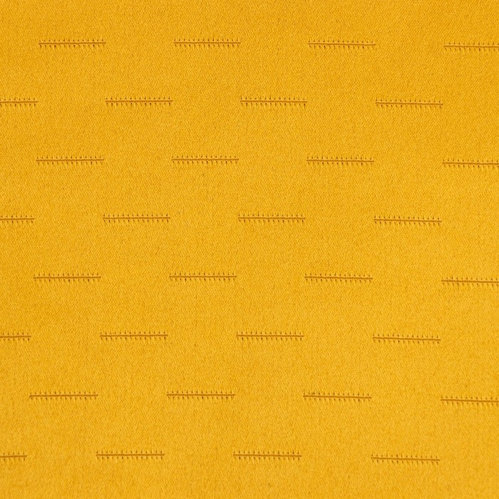 Штора портьерная Этель "Штрихи", цвет жёлтый, на шторной ленте 250х265 см, 100% п/э