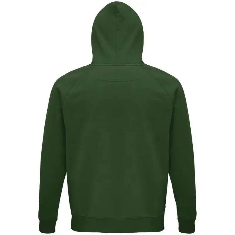 Толстовка унисекс Stellar, темно-зеленая, размер XS