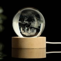 Светильник новогодний &laquo;Новый год: Новогодний&raquo;, диам. 6 см