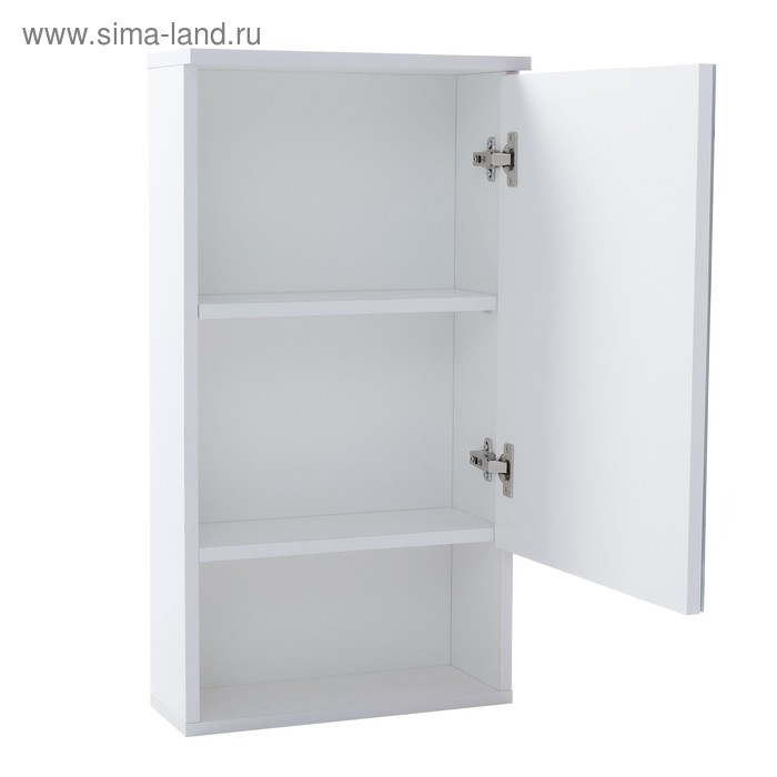 Зеркало-шкаф для ванной комнаты "Вега 5502" белое, 55 х 13,6 х 70 см