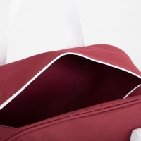 Сумка спортивная, TEXTURA, средний размер, цвет бордовый Сумка спортивная, TEXTURA, средний размер, цвет бордовый