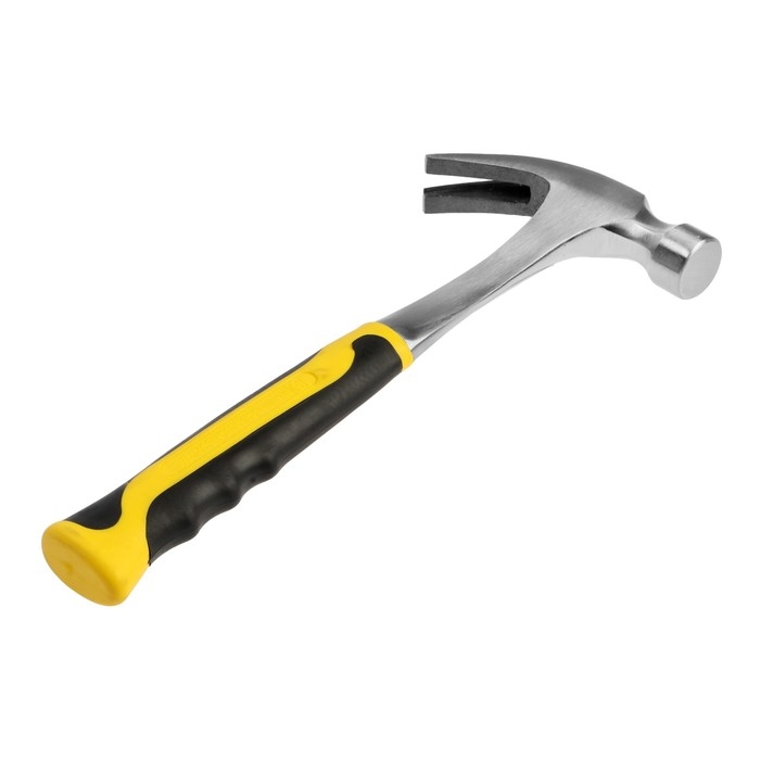 Молоток-гвоздодер ТУНДРА ПРОФИ, цельнокованый, двухкомпонентная рукоятка, 350 г Молоток-гвоздодер ТУНДРА ПРОФИ, цельнокованый, двухкомпонентная рукоятка, 350 г