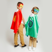 Карнавальный набор &laquo;Железный воин&raquo;: плащ и маска