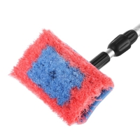 Щётка для мытья М5, телескопическая, 160 см, с краном, d 21,6/18 мм Щётка для мытья М5, телескопическая, 160 см, с краном, d 21,6/18 мм