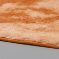 Коврик для дома Доляна &laquo;Зиг-заг&raquo;, 45&times;120 см, цвет коричневый