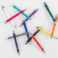 Ручка шариковая Keskus Soft Touch, серая Ручка шариковая Keskus Soft Touch, серая